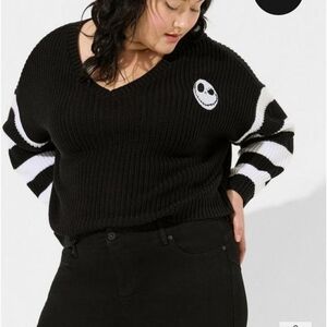 🆕️DISNEY NBC - JACK KNIT DROP SHOULDER PULLOVER V-NECK SWEATER